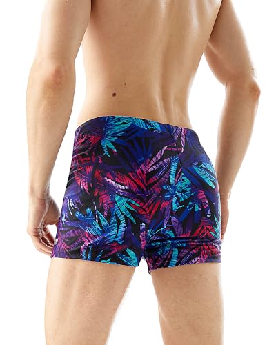 Image of Angel season Swim Jammers for Men Square Leg Swimsuit Athletic Training Quick Dry Chlorine Resistant Mens Swim Briefs
