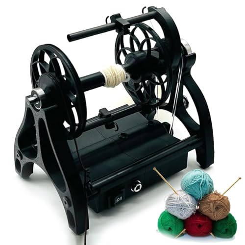 Hiladora de Hilo Eléctrica, Máquina Giratoria Automática de 12 V con 3 Carretes Pequeños, Velocidad Ajustable 800 RPM, Diseño Modular, Fácil de Desmontar, Capacidad de 4 Onzas para Tejer y Mezclar Hiladora de Hilo Eléctrica, Máquina Giratoria Automática de 12 V con 3 Carretes Pequeños, Velocidad Ajustable 800 RPM, Diseño Modular, Fácil de Desmontar, Capacidad de 4 Onzas para Tejer y Mezclar