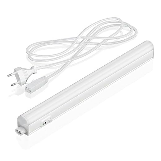 parlat Luminaria LED bajo armario RIGEL, enchufe, 31cm, 4W, 397lm, blanco cálido