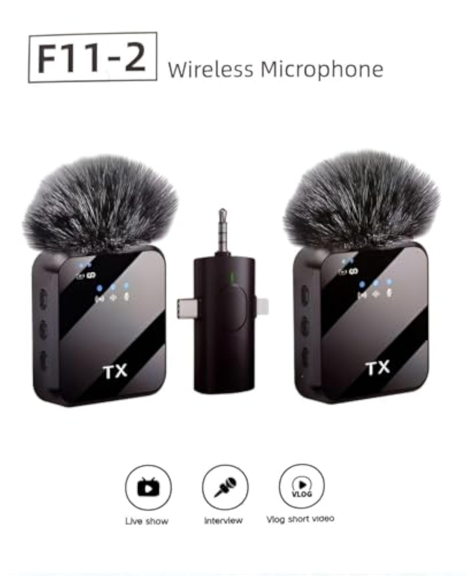 F11-2 Wireless Lavalier Microphone