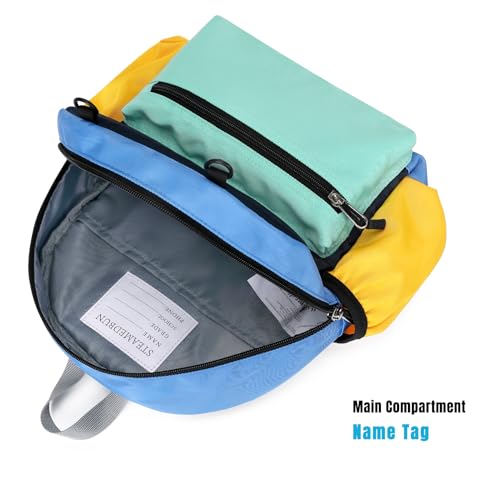 Image of STEAMEDBUN Toddler Backpack for Boys 2-4: Kids Backpack Boys Girls - Preschool Kindergarten Daycare Backpacks - 12 inch