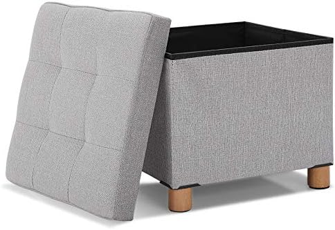 Ottoman with Storage,Storage Ottoman,Foot Rest,Storage Ottoman Folding Rectangle Cube, Coffee Table Multipurpose Foot Rest,Sofa Stool,Ottomans Bench Foot Rest