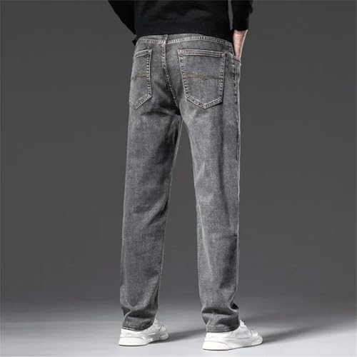 Men's Extended Straight-Leg Slim-fit Stretch high-Waist Jeans, Plus-Size3