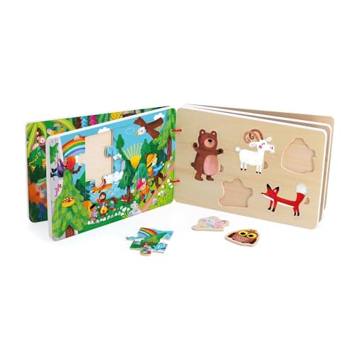 Livre Puzzle Vilac Le Voyage Bois - vue 3