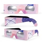 SAFE ECLIPSE 2er-Pack, Sonnenfinsternis-Brillen, 45 mm Rahmenhöhe, passen über Korrekturbrillen, EN ISO 12312-2:2015 getestet, CE-gekennzeichnet für sichere direkte Sonnenbeobachtung – Milky Way