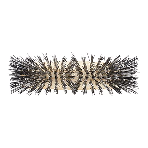 ProDec 13 Inch Synthetic Fibre Scavenger Broom Head for Heavy Duty Outdoor Sweeping, Brown - Image 3
