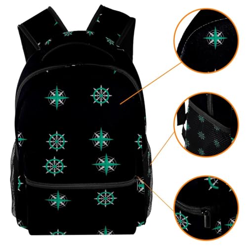 Sac de voyage décontracté multicolore avec grand compartiment de 40cm - 3