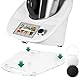 für Thermomix TM6 TM5 Gleitbrett Acryl,Ticanros Premium Schnelles Bewegen Rollbrett für Thermomix Vorwerk Küchenmaschine TM6 Zubehör Unterlage Brett, Transparent