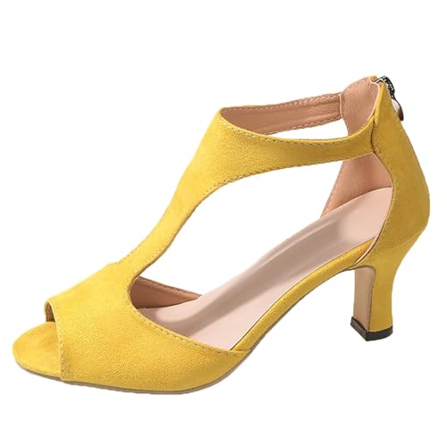 Sandales à talons confortables pour pieds sensibles, chaussures respirantes à bout ouvert