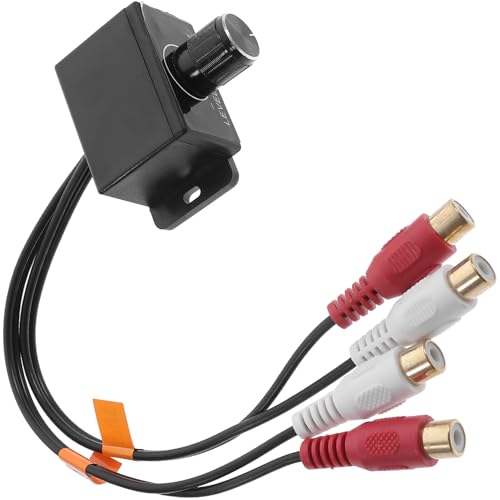 Beatifufu RCA Level Controller Potentiometer Knob for Car Amplifier Equalizers Bass Knob