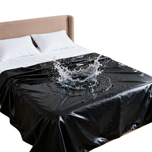 KQDRAVINE Wasserdichtes Bettlaken Set, PVC Laken, 210 x 200 cm, 2 Stück