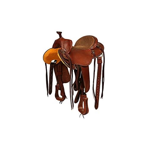 Downunder Horsemanship Clinton Anderson Aussie Saddle (16-inch, Smooth)