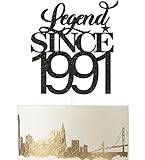 Legend Since 1991 Cake Topper ,Happy 31st Birthday, Cheers to 31 Years Old , 31 Fabulous ,31st...