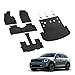 LASFIT Floor Mats & Backrest Mats & Cargo Mat for Kia Telluride 2025 2024 2023 2022 2021 2020, All Weather TPE Custom Fit Floor Liners with Full Set Car Mats & Trunk Mats Accessories, Black