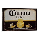 Corona Vintage-Poster, Vintage, ästhetische Wandkunstdrucke, 20 x 30 cm
