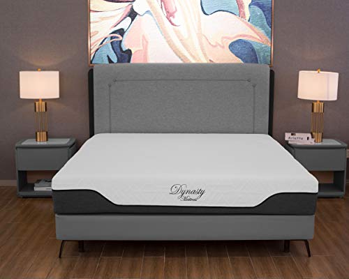 DynastyMattress Cool Breeze 12-Inch HD GEL Memory Foam Mattress, Queen