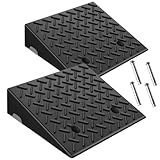 KROAK Heavy-Duty Rubber Curb Ramps 2-Pack, 6