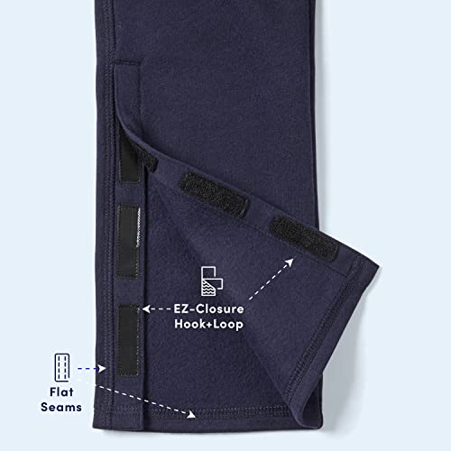 French Toast Boys Adaptive Fleece Sweatpants with Lift Loops and Pull-Apart Leg Openings4