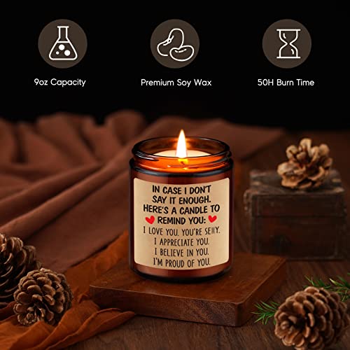 Gspy Scented Candles - Romantic Gifts For Her, Him - I Love You Gifts, Gifts For Husband, Wife - Anniversary, Mothers Day, Fathers Day, Proud Of You, Birthday Gifts For Boyfriend, Girlfriend, Couples #TOP2