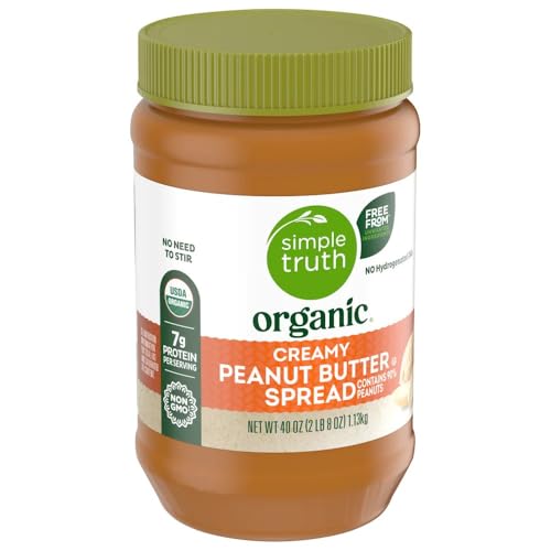 Simple Truth Organic No-Stir Peanut Butter, Creamy (16oz)