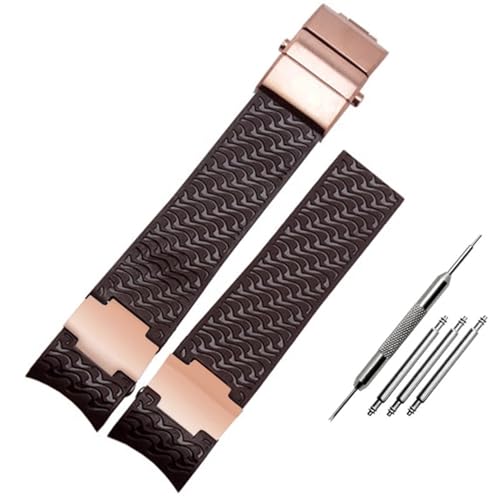 Bracelet silicone étanche 22mm pour montre homme Marine plongeur