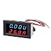 New Lon0167 DC0-200V 0-50A Featured Blue Red LED reliable efficacy Dual Digital Panel Voltmeter Ammeter Meter(id:59c ff 5d a59)
