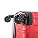 InUSA VASTY Luggage with Spinner Wheels | Durable Lightweight Hardside Suitcase, Travel Bag with Handle and Trolley, 28-Inch Large Checked Luggage | Red