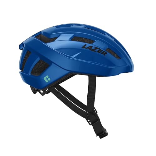 LAZER Tempo KinetiCore Bike Helmet, Blue, One Size