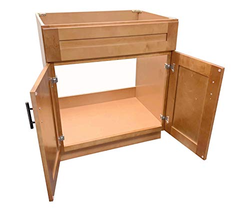 New Maple Shaker Single-Sink Bathroom Vanity Base Cabinet 36" Wide X 21" Deep #TOP2