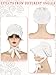 Hicarer White Bonnet Women Colonial Hat Mob Cap Bonnet Hat Grandma Mop Mob Lace with Adjustable Straps for Handmaids(8 Pcs)