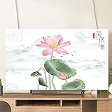 ★Realizzato in tessuto felpato morbido e spesso, facile da pulire e durevole da usare, proteggendo e decorando la TV