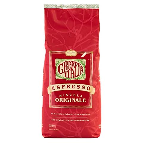 Grande Italia Whole Bean Espresso, Miscela Originale, Small Batch Artisan Roasted 2lb Cover
