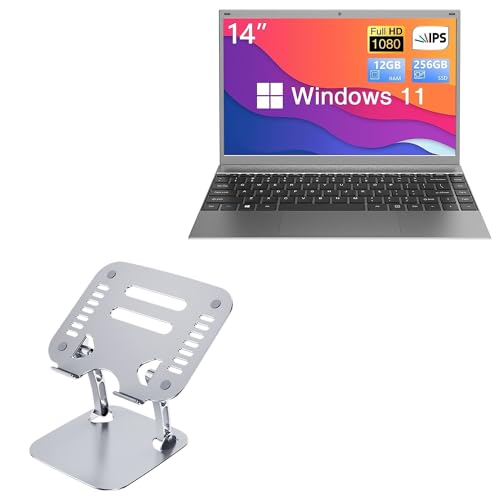 Base ajustable para portátil BoxWave color plata metálico miniatura 1