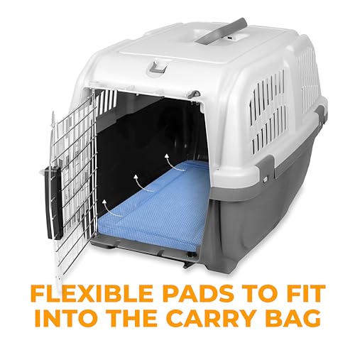 Skywin Pet Carrier Pads, 2 Pack Cat Carrier Pad Insert 19.5" x 12.5", Disposable Small Cat Carrier Liner Pad, Puppy Training Pads(Blue) by Skywin - Image 5