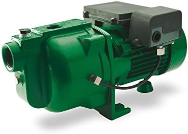 QD100S, Shallow Well Jet Pump, QD Series, 1 HP, 115/230 Volts, Cast Iron Body