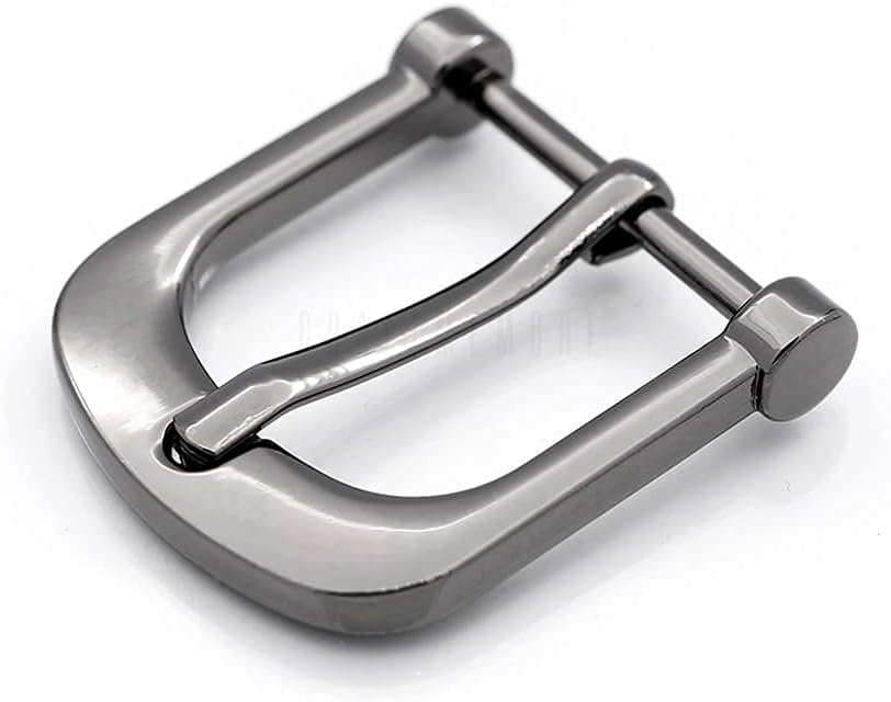 CRAFTMEMORE 4pcs 1 Inch Metal Belt Buckle Single Prong Buckles Leather Craft Accessories SC53- Pick Color (Gunmetal) - Image 3