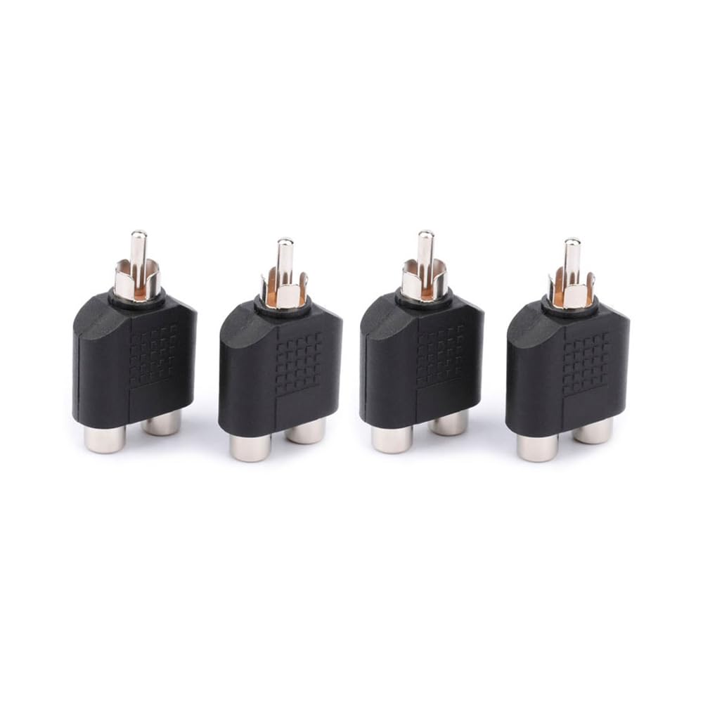 XLR UN RCA Y Splitter 3 Pin XLR un 2RCA Femmina Amplificatore 8001 EUR