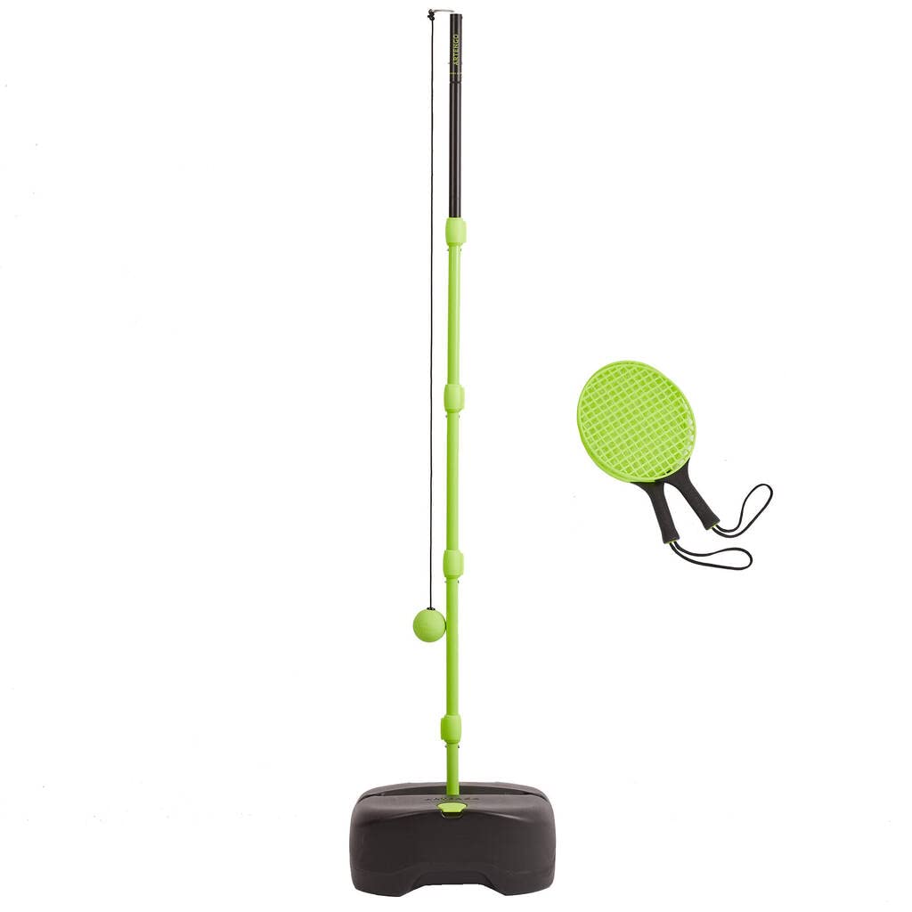 Polyester Turnball Set - 1 Post + 2 Rackets + 1 Elastic String Ball Tennis Practice 22Mm Diameter Pole 11L Base Capacity, Silver (B0BTTDHLP4) Amazon Price History, Amazon Price Tracker