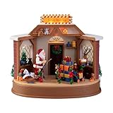 Mr. Christmas 8 in. Animated & Musical Santa's Workshop