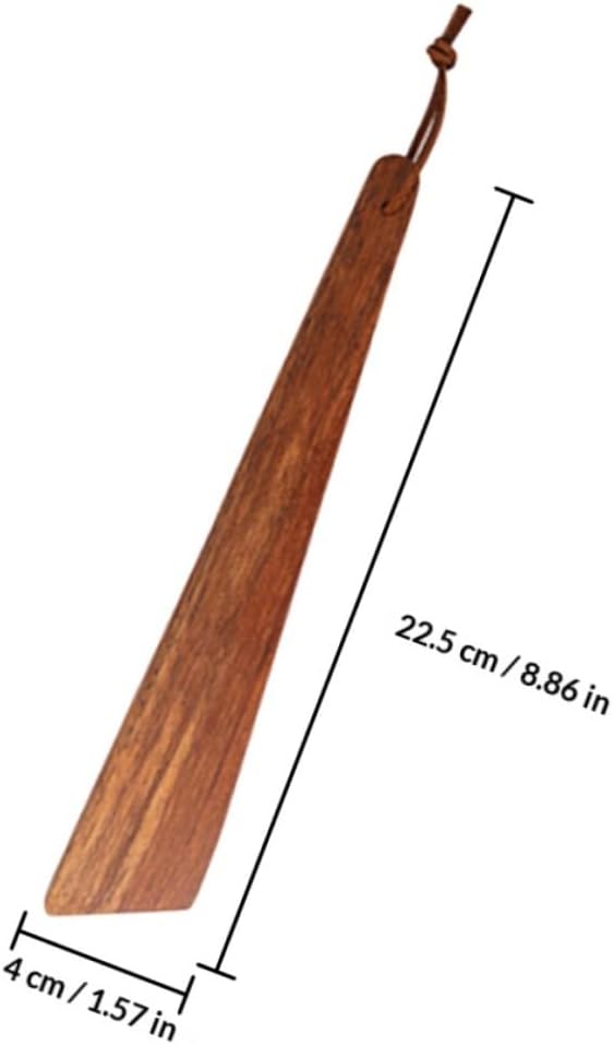 PRETYZOOM Portable Wooden Cooking Spatula Small Nonstick Turner Kitchen Utensil for Camping Outdoor Cooking and Travel