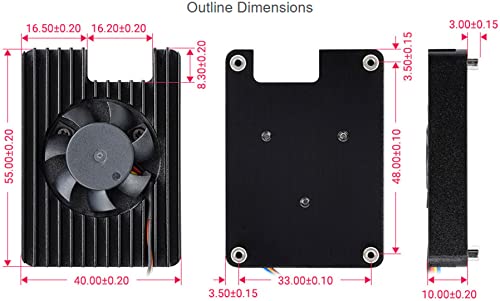 Ventilador CM4 para proyectos de domótica estables refrigeración 3007 sin interrupciones 7