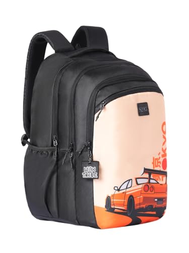 Image of Wildcraft Wiki Thryll 40 Backpack For Boys & Girls | 40 Ltr with Laptop Sleeve, DIY Kit, Rain Cover, and Three Compartments with Padded Shoulders |Best for Books,Stationery & Essentials