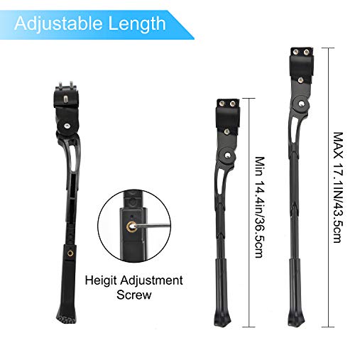 Leichten Adjustable Bicycle Kickstand Aluminum Alloy Bike Kick Stand For 26" 27.5" 28" 700C Mountain Bike/Bmx/Adults Bike/City Bike Storage #TOP3