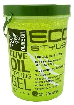 Eco Styler Styling Gel 5 Lb. Olive Oil with Free Nail File by Eco Styler