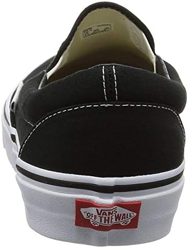 Vans - Unisex Adult Classic Slip-On Shoes in Black, Size: 9.5 D(M) US Mens / 11 B(M) US Womens, Color: Black | Image 2