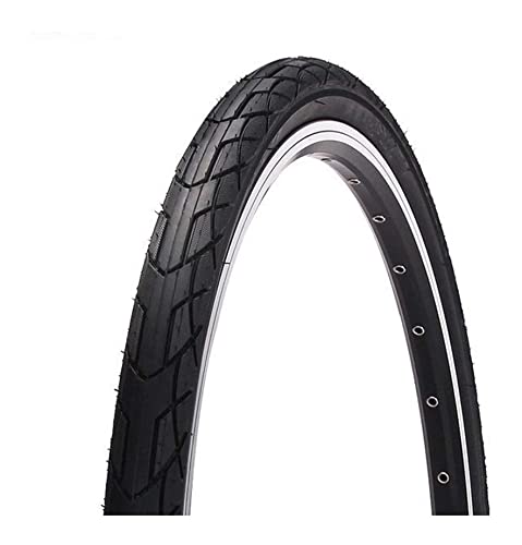 DEAVER 26 x 1,5 Fahrradreifen, Pendler/Urban/Cruiser/Hybrid-Fahrradreifen, Rennrad-Reifen, Drahtperlen, Slick-Fahrradreifen für Fahrräder (schwarz)