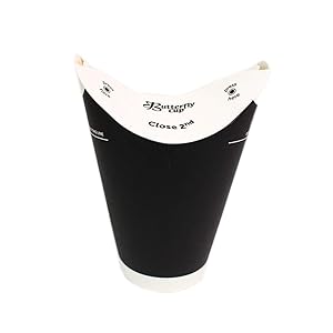 紙コップ バタフライカップ 12オンス（375ml）シングル ブラック 40個