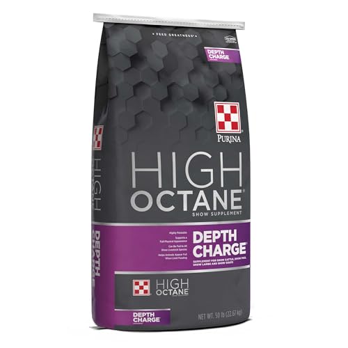 Purina | High Octane Depth Charge Show Supplement for Show Cattle, Pigs, Lambs, and Goats | 50 Pound (50 LB) Bag - Thumbnail 2
