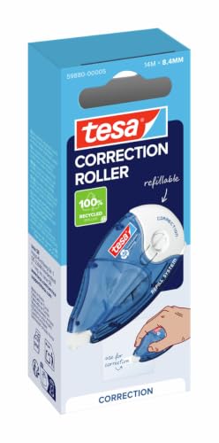 tesa CORRECTION ROLLER - Korrekturroller - 14 m x 8,4 mm