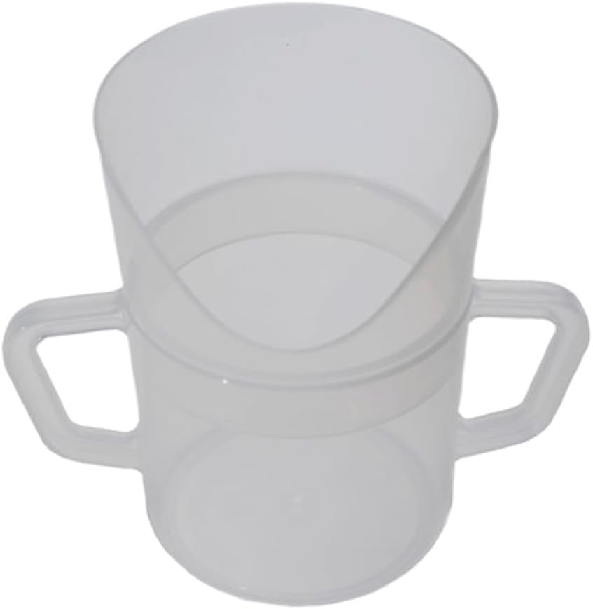 Providence Spillproof Transparent 8 oz Nosey Sippy Cup with Handles